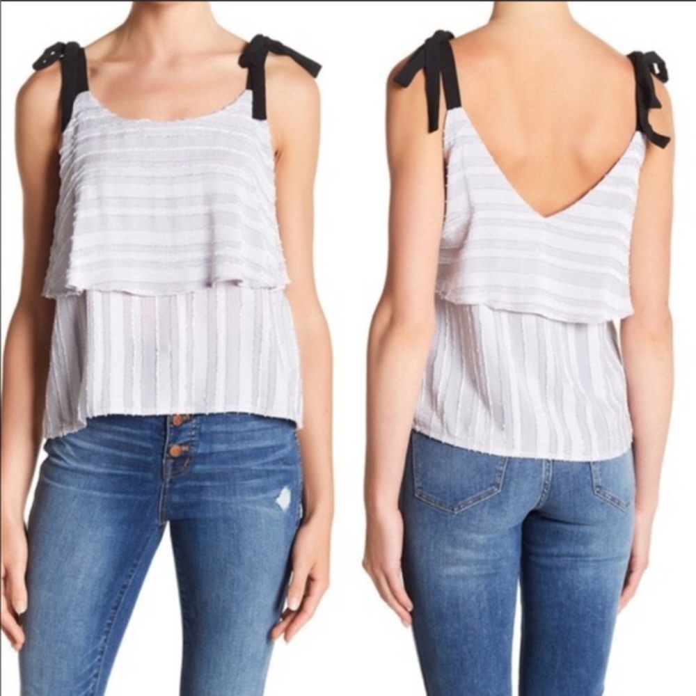 NWT Elodie Lilac and Silver Tank